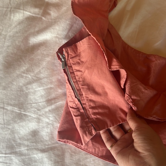 Aritzia Wilfred sandrine ruffle crop top - Picture 8 of 8